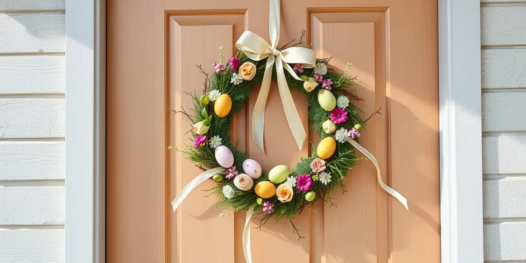 Den Kranz richtig aufhängen