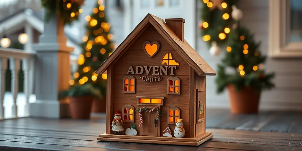 Der Adventskalender aus Holz