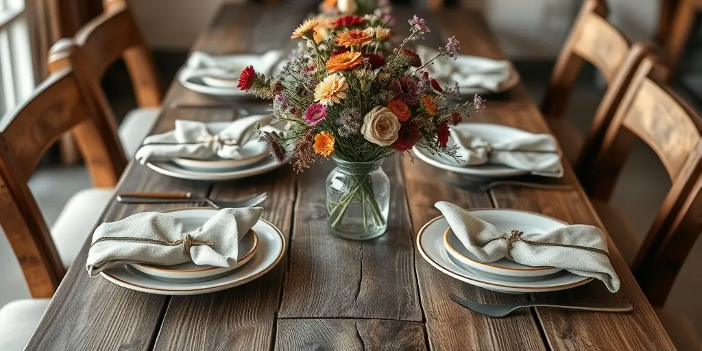 Der Essbereich: Gemütlichkeit pur