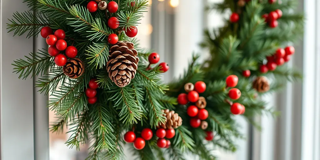 Der zeitlose Weihnachtskranz