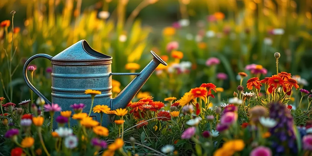 Die nostalgische Gießkanne