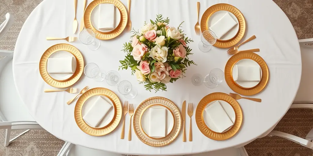 Elegante Tischdeko: Stilvoll und luxuriös