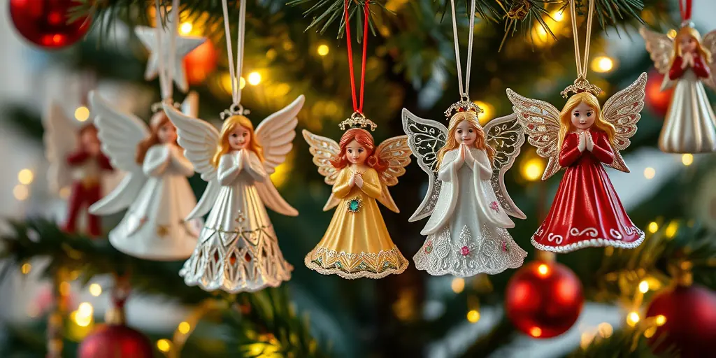 Engel am Weihnachtsbaum