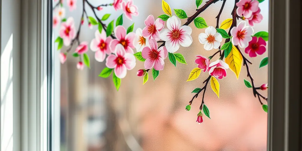 Fensterbilder für den Frühling