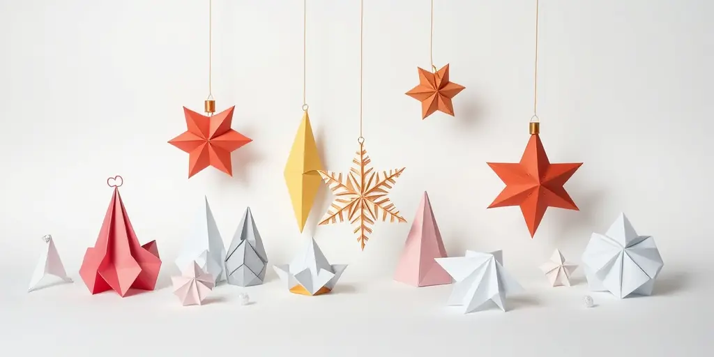 Filigrane Papierkunstwerke mit Origami