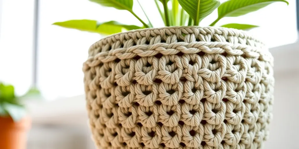 Grüner Daumen: Gehäkelte Pflanzen-Deko