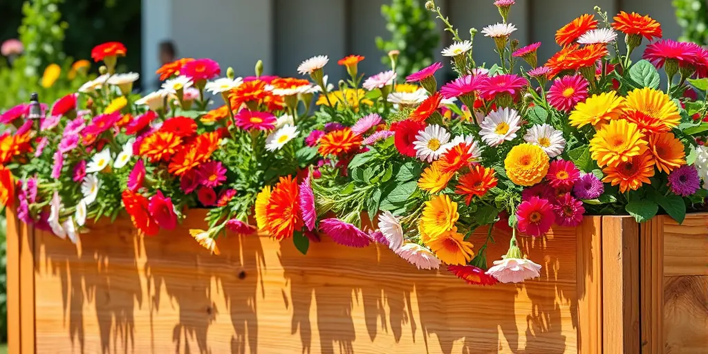 Hölzerne Pflanzparadiese