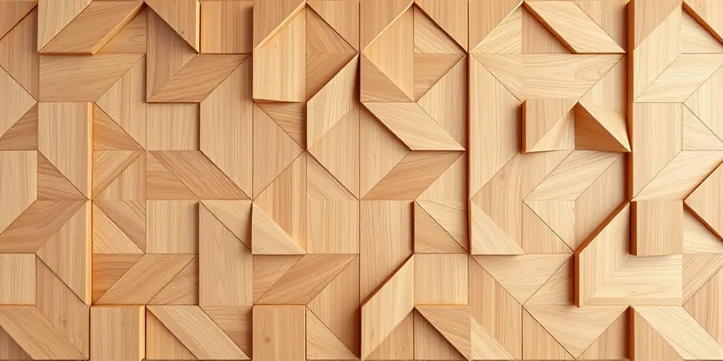 Holzpaneele für Struktur