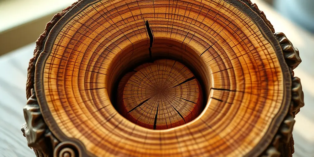Holzschale aus Baumscheibe
