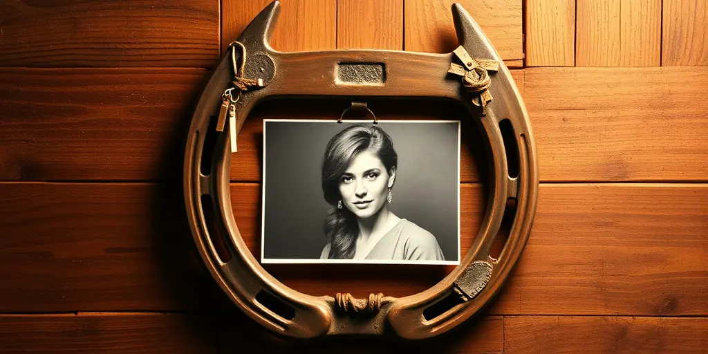 Hufeisen-Fotorahmen: Persönliche Erinnerungen