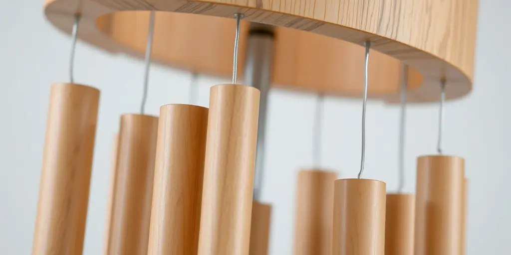 Klangvolle Holz-Windspiele