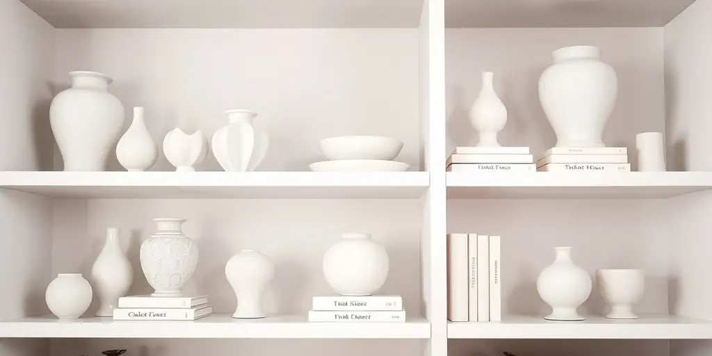 Kleine Deko-Objekte: Akzente setzen in Weiß