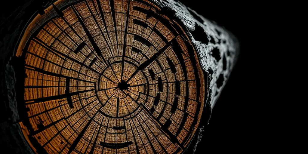 Kreative Kunstwerke aus Baumstämmen