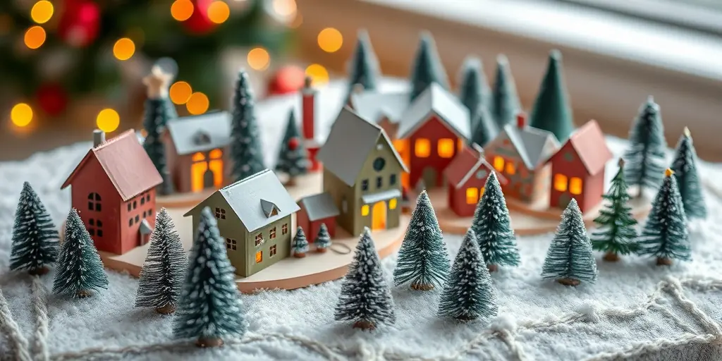 Kreative Weihnachtswelten aus Pappe und Karton