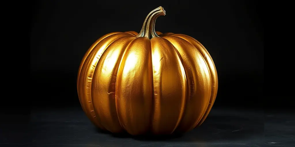 Kürbisse mit Sprühfarben gestalten