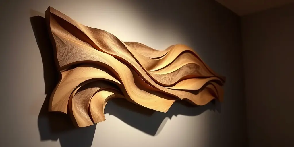 Kunstvolle Holzskulpturen