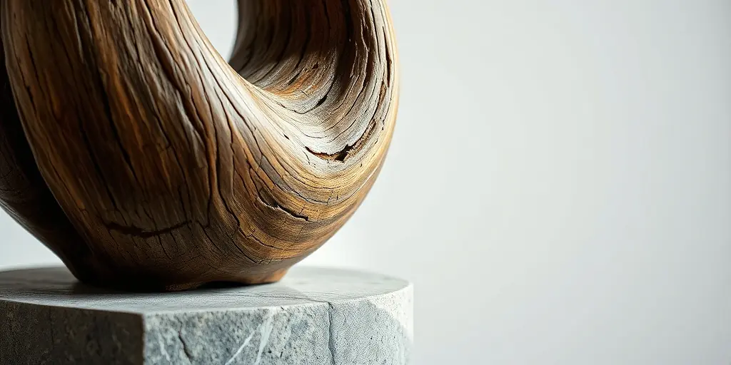 Kunstvolle Holzskulpturen