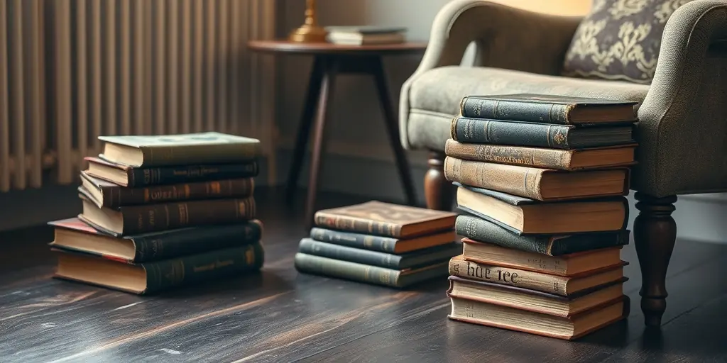 Lesestoff als Deko: Bücher