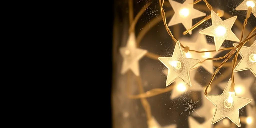 Lichterketten in Glasvasen: Ein Highlight