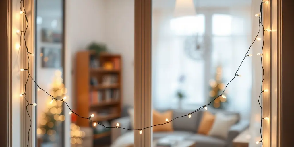 Lichterzauber: Fensterdeko mit Lichterketten