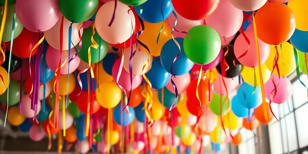 Luftballons und Girlanden: Ein Muss