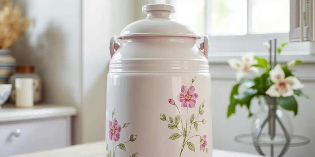 Milchkanne Upcycling