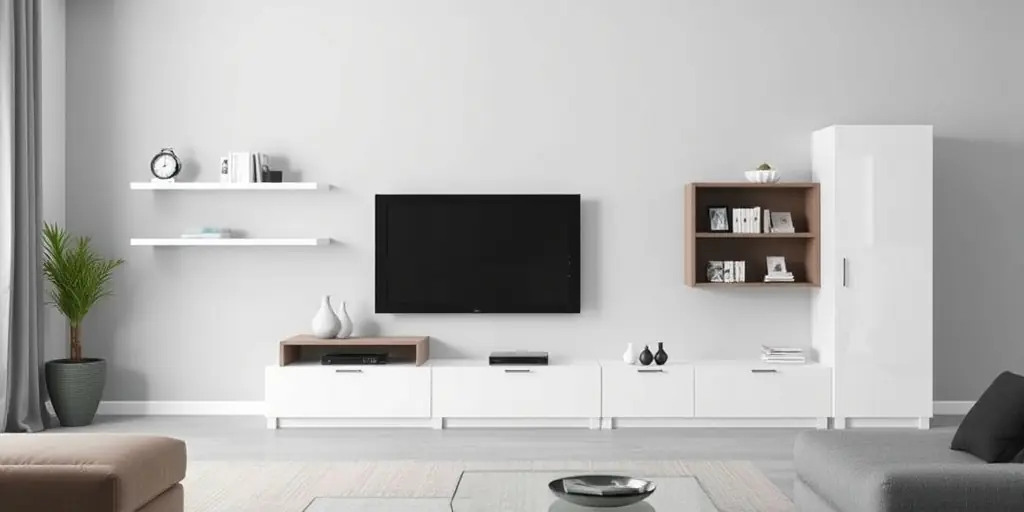 Minimalismus in Grau-Weiß