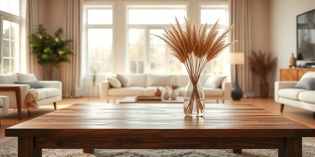 Natürliche Materialien für eine warme Atmosphäre