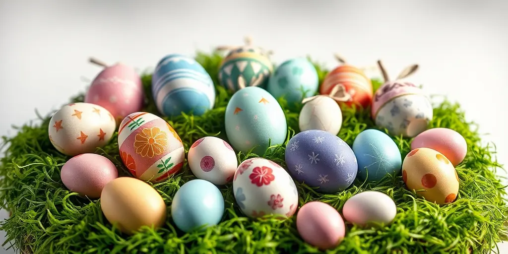 Ostereier als Blickfang