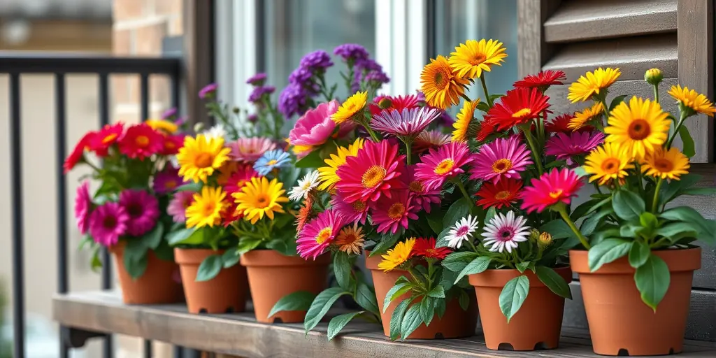 Pflanzenparadies auf dem Balkon