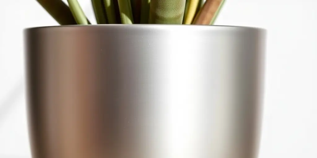 Pflanzgefäße aus Metall: Grüne Oasen stilvoll inszeniert