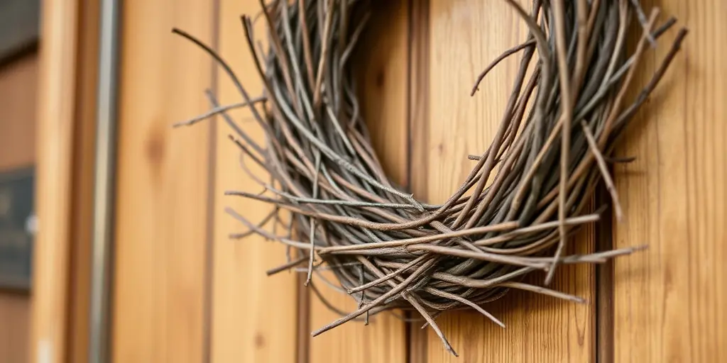 Platzierung: Tür, Wand, Tisch – wo wirkt der Kranz am besten?