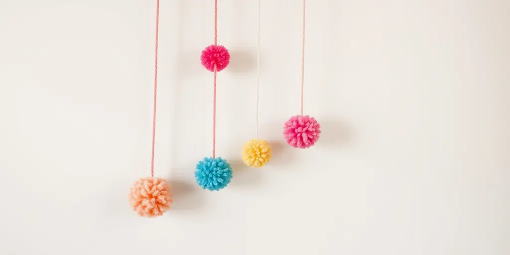 Pompom-Ketten: Verspielte Akzente
