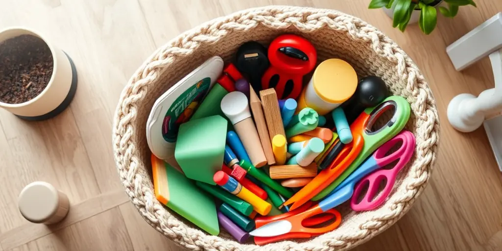 Praktische Helfer: Gehäkelte Körbe