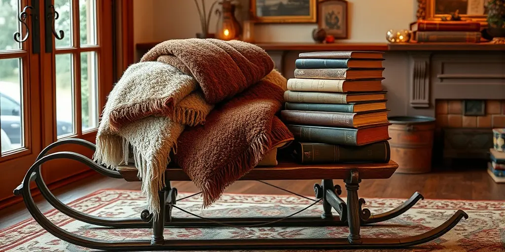 Schlitten im Innenbereich