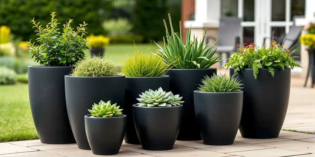 Schwarz Matt im Außenbereich