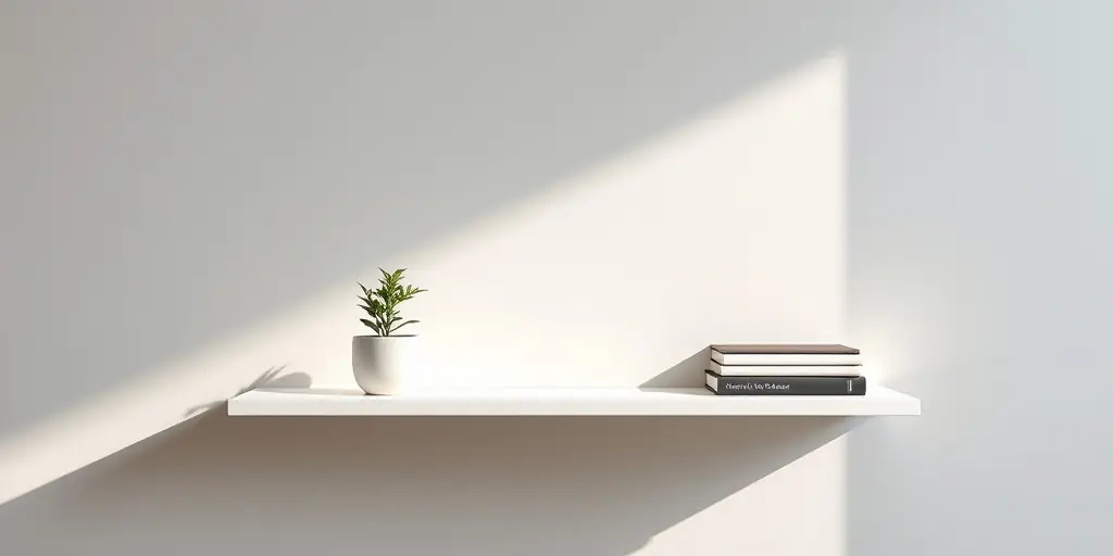 Schwebende Schönheiten: Wandregale