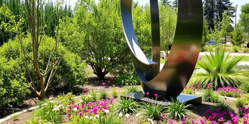 Skulpturen im Freien: Kunst und Natur vereint