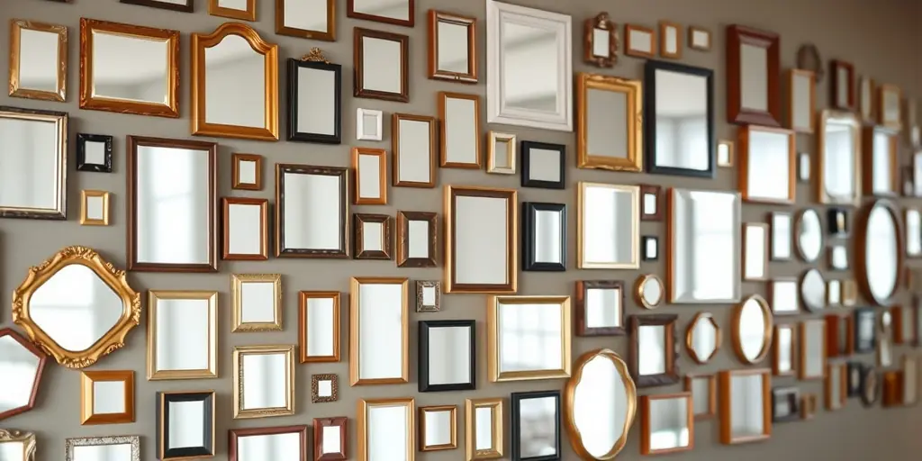 Spieglein, Spieglein: Spiegel als Dekoration