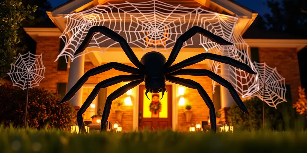 Spinnweben und Krabbeltiere