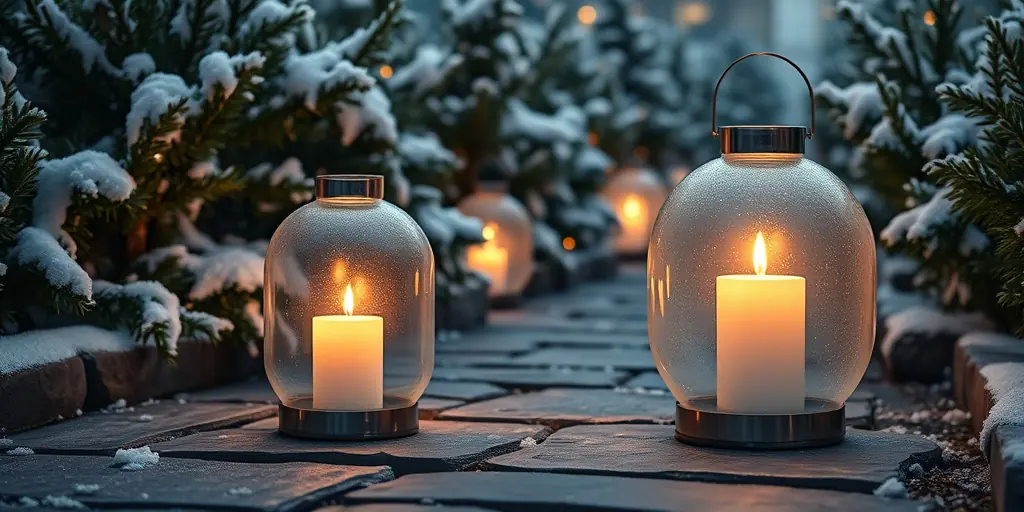 Stimmungsvolle Windlichter