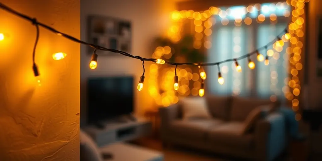 Stimmungsvolles Licht: Lichterketten und Leuchten