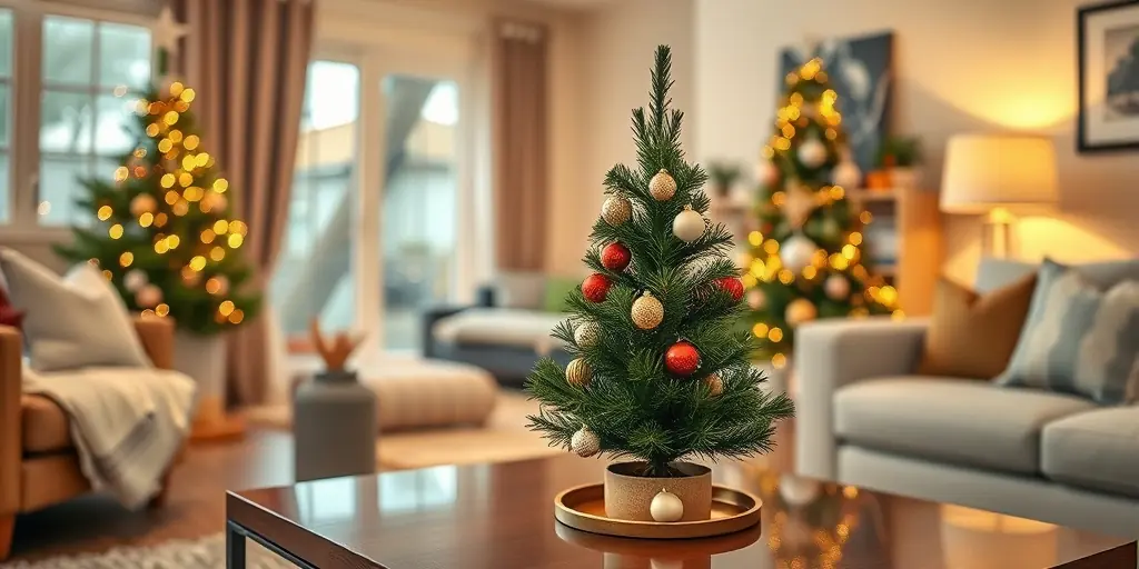 Tischlein deck dich: Der Mini-Baum als Deko