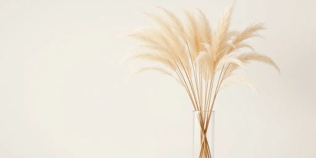 Trend-Deko: Pampasgras in der Vase
