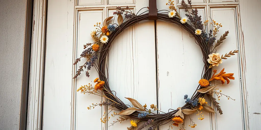 Trockenblumen-Türkranz