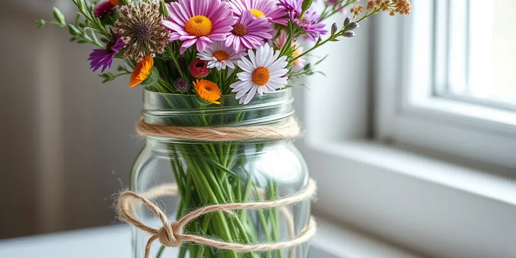 Upcycling: Gläser als Vasen