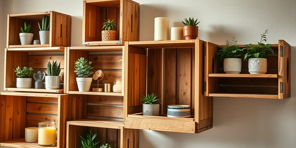 Upcycling: Holzkisten neu interpretiert