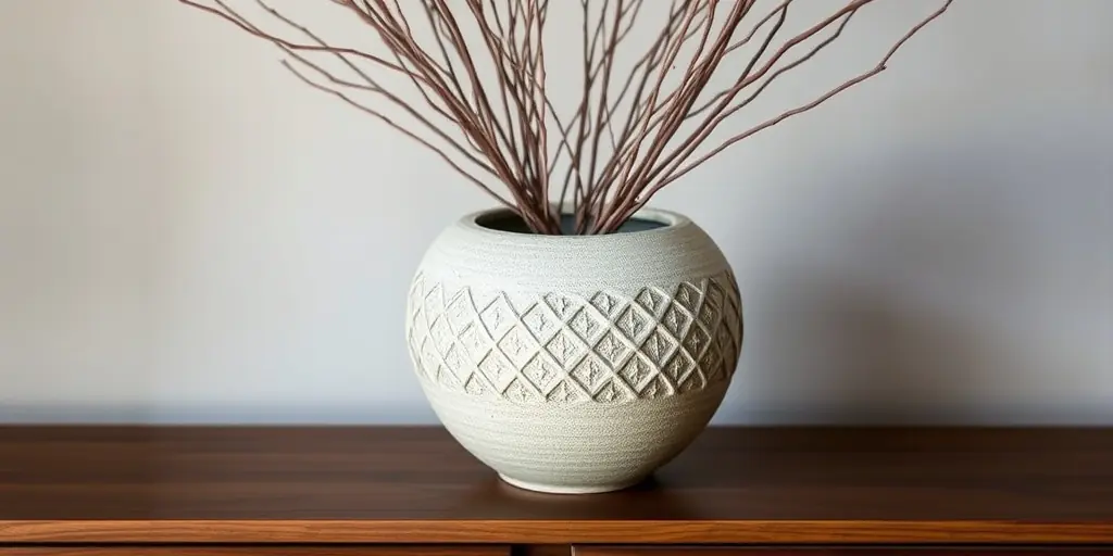 Vasen auf Sideboards und Tischen