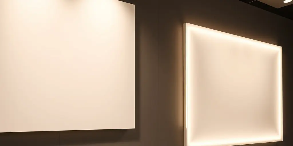 Wandpaneele: Struktur und Licht