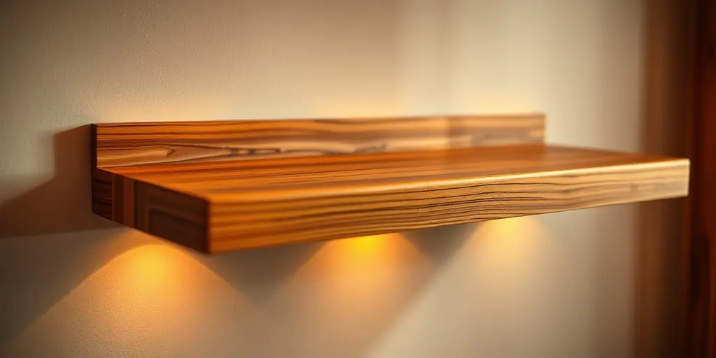 Wandregale aus Bambus